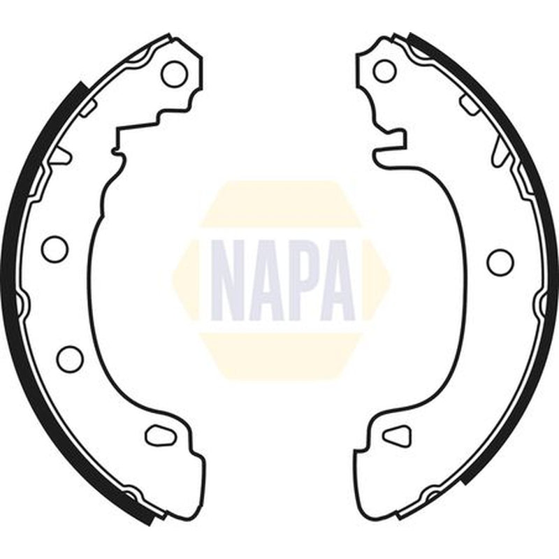 NAPA Brake Shoe Set Axle Kit NBS1026