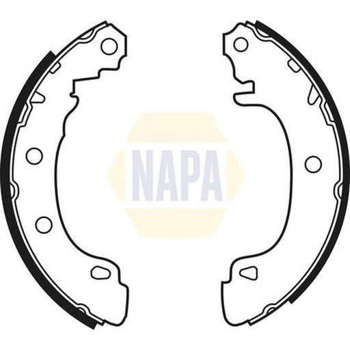 NAPA Brake Shoe Set Axle Kit NBS1026