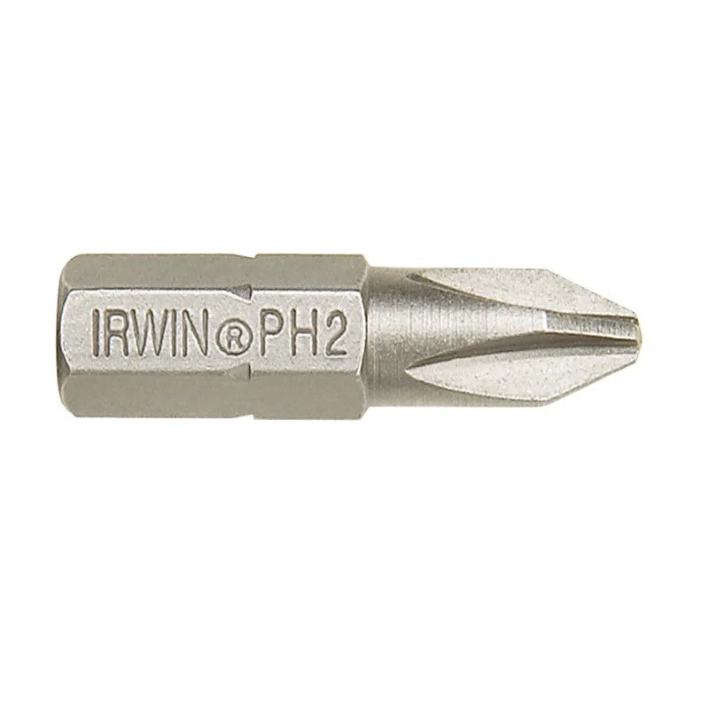 IRWIN® Phillips Insert Bits PH1 25mm (Pack 2) - 10504387