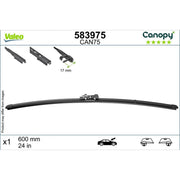 Valeo Driver side Wiper Blades 583975
