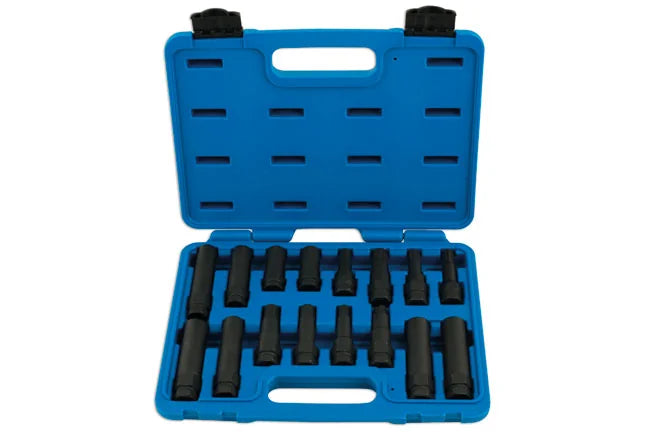 Laser Tools Locking Wheel Nut Master Key Set 16pc - PL