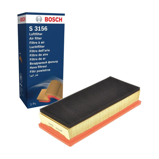 Bosch Car Air Filter S3156 Fits Alfa Romeo 147 Twin Spark - 1.6 - 00-10 14574331 Bosch  - Town Parts