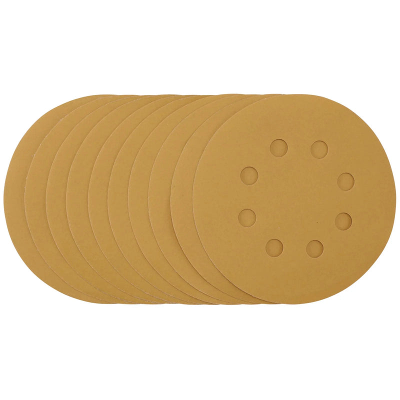 Draper Gold Sanding Discs 125mm 400 Grit Pack of 10