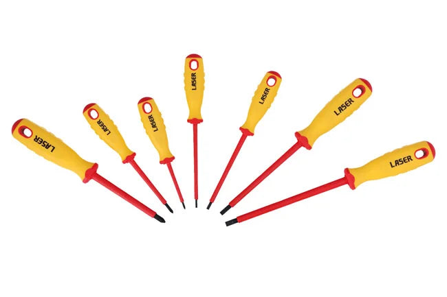 Laser Tools Insulated Screwdriver Set 7pc - PL