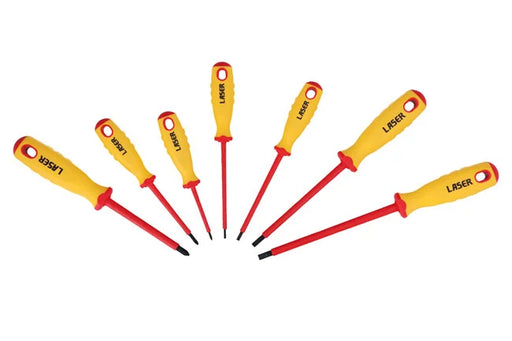 Laser Tools Insulated Screwdriver Set 7pc - PL