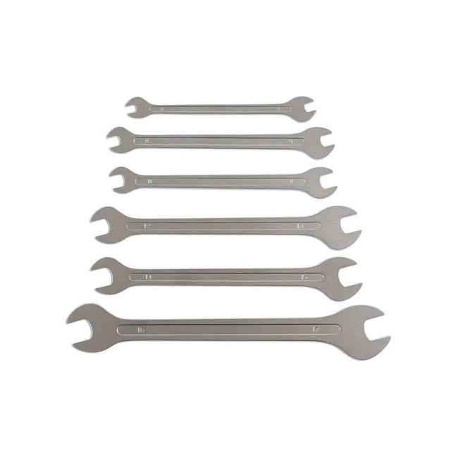 Laser Tools Ultra Thin Open Ended Spanner Set 6pc - PL