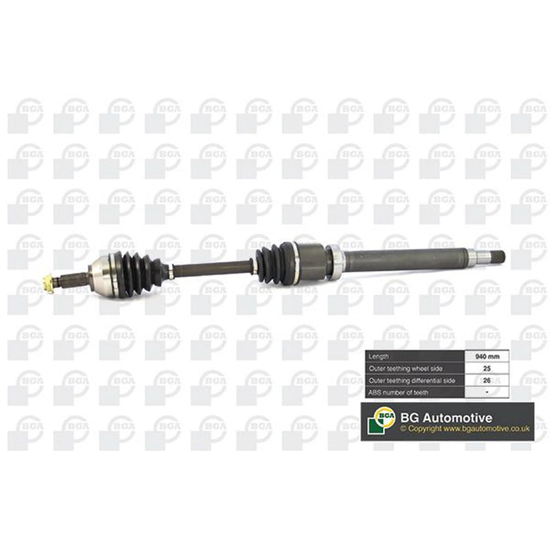 BGA CV Drive Shaft Driveshaft Front Right DS2302R