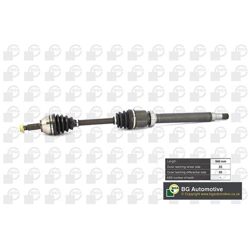 BGA CV Drive Shaft Driveshaft Front Right DS2302R