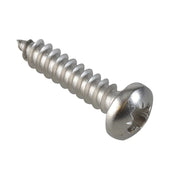 ForgeFix Self-Tapping Screw Pozi Compatible Pan Head SS 3/4in x 8 ForgePack 30