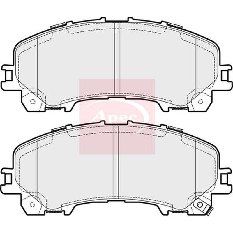 Apec Front Brake Pad Set PAD2132