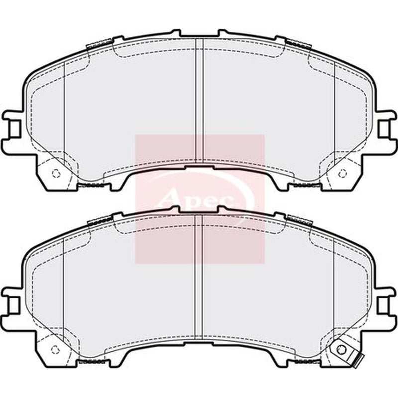 Apec Front Brake Pad Set PAD2132