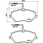 DON Front Brake Pad Set PCP1501