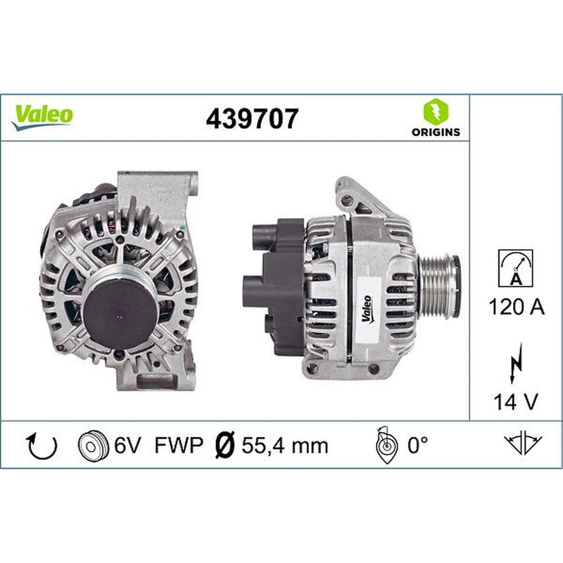 Valeo Car Alternator 12V 439707