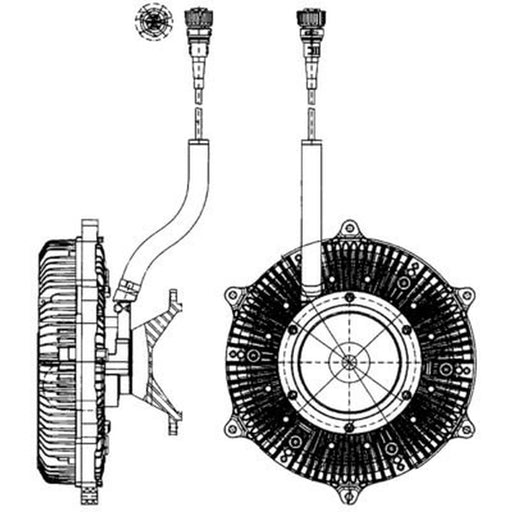 Mahle Radiator Fan Clutch CFC 216 000P