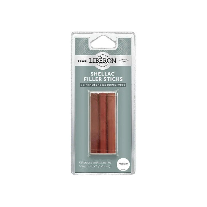 Liberon Shellac Filler Sticks Medium 3 Pack