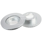 Borg & Beck 2 x Vented Front Brake Discs BBD5197