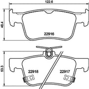 DON Brake Pad Set PCP2020