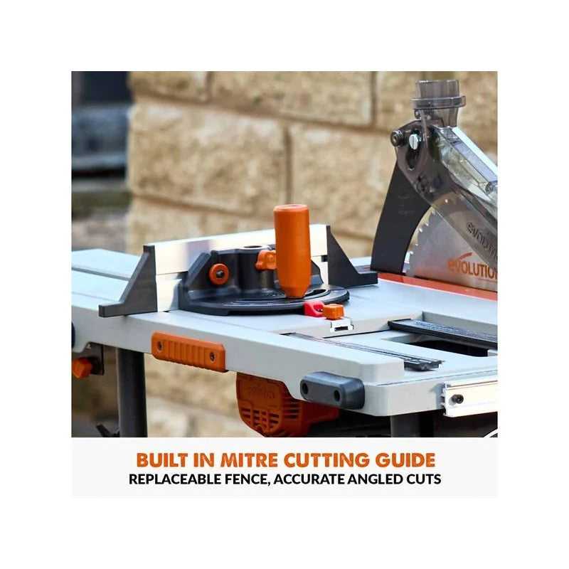Evolution R255TBL Portable Table Saw 240V 1650W - 119-0001