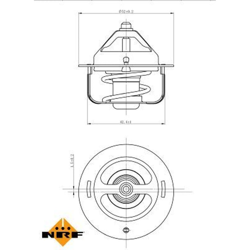 NRF Thermostat,Coolant 725120