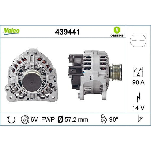 Valeo Car Alternator 12V 439441