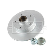 Borg & Beck 2 x Solid Rear Brake Discs BBD5966S