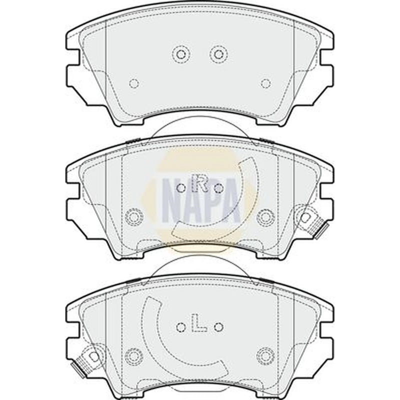 NAPA Front Brake Pad Set NBP1192