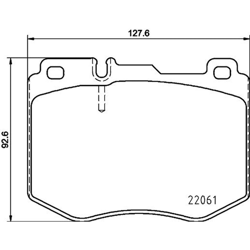 Mintex Front Brake Pad Set MDB3710