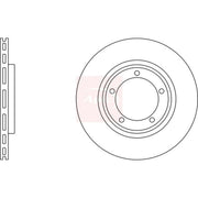 Apec 2 x Vented Front Brake Discs DSK2042