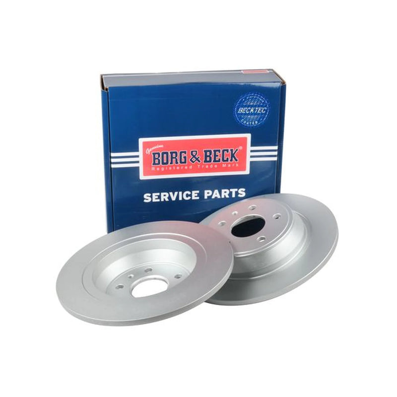 Borg & Beck 2 x Rear Brake Discs BBD5385