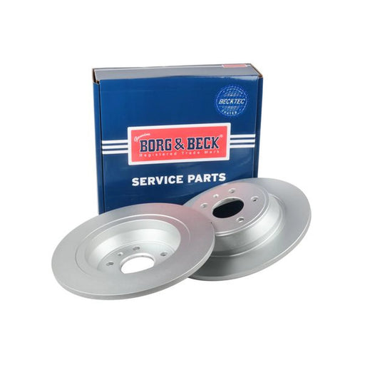 Borg & Beck 2 x Rear Brake Discs BBD5385