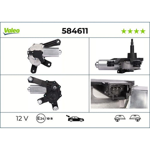Valeo Front/Rear Wiper Motor Rear 584611