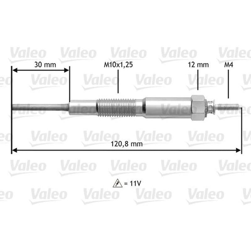 Valeo Diesel Engine Glow Plug 345173