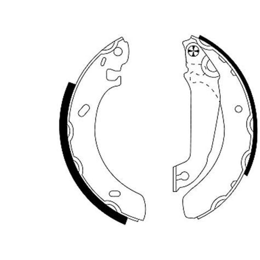 Textar Brake Shoe Set Axle Kit 91043800