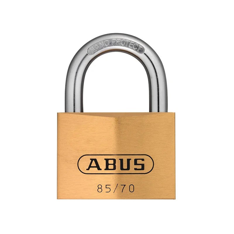 ABUS Mechanical 85/70mm Brass Padlock Keyed Alike 121 - 10002498-01