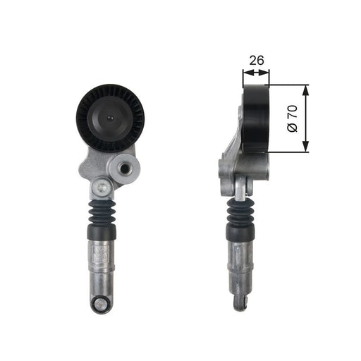 Gates Auxiliary Belt Tensioner T39158