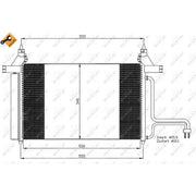 NRF Air Conditioning Condenser 35495