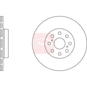 Apec 2 x Vented Rear Brake Discs DSK2365