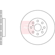 Apec 2 x Vented Rear Brake Discs DSK2365