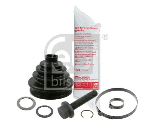 Febi Drive Shaft Bellow Kit Front Rubber fits Audi A6 C4 1994-1997