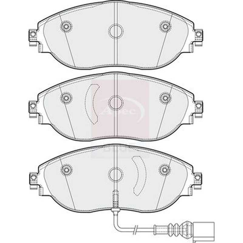 Apec Front Brake Pad Set PD3352