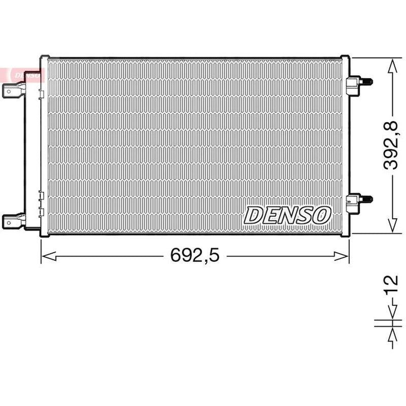 Denso Air Conditioning Condenser DCN20047