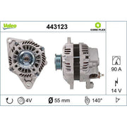 Valeo Car Alternator 12V 443123
