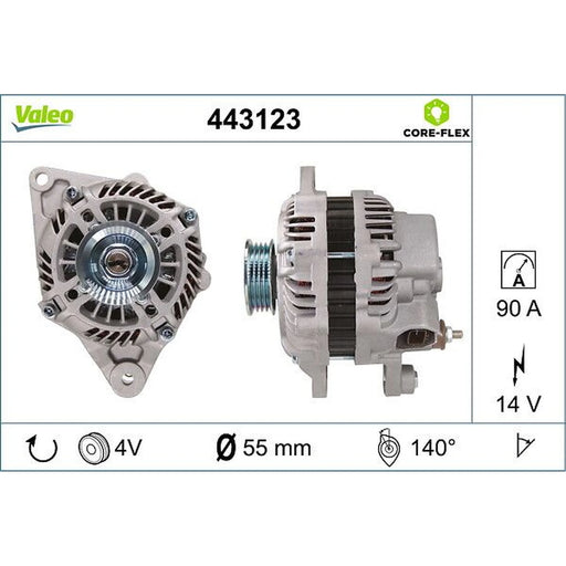 Valeo Car Alternator 12V 443123