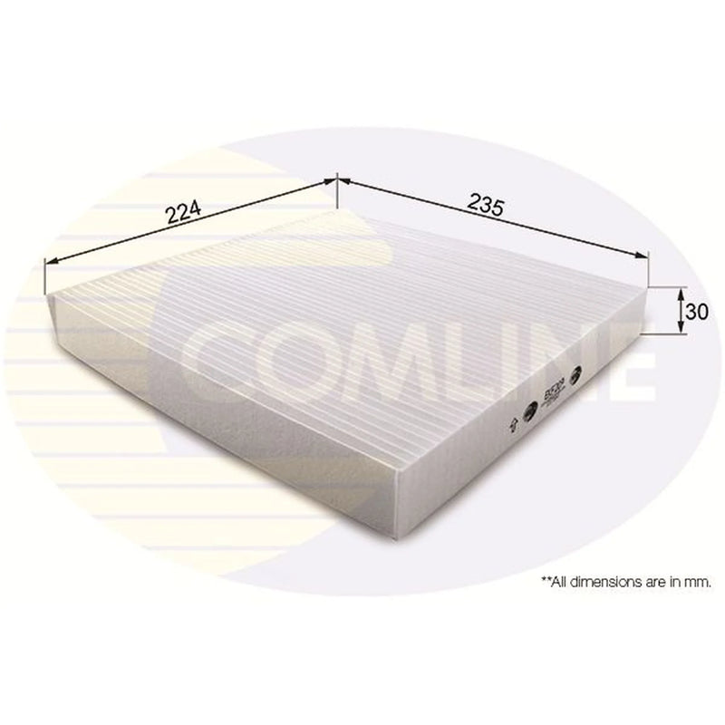 Comline Cabin Air Filter (Pollen Filter) EKF209