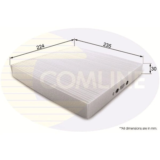 Comline Cabin Air Filter (Pollen Filter) EKF209