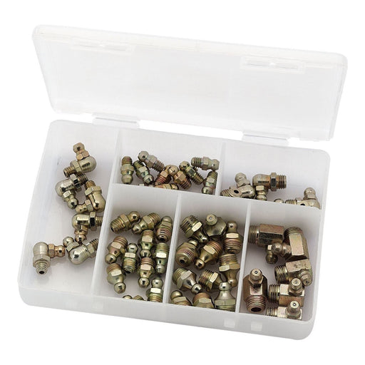 Draper 50 Assorted BSPT Grease Nipples 43961 Draper  - Town Parts