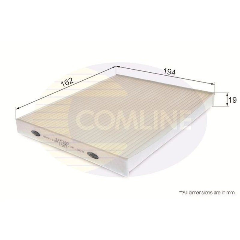 Comline Cabin Air Filter (Pollen Filter) EKF302