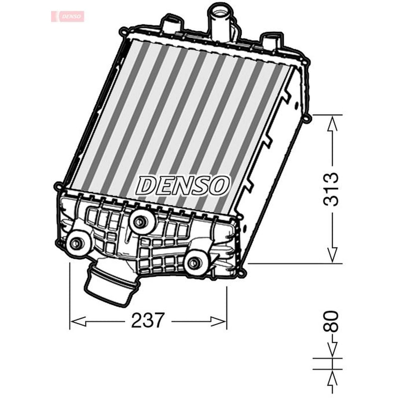 Denso Intercooler (Charge Air Cooler) DIT28001