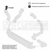 First Line Intercooler Turbo Charge Air Hose FTH1597