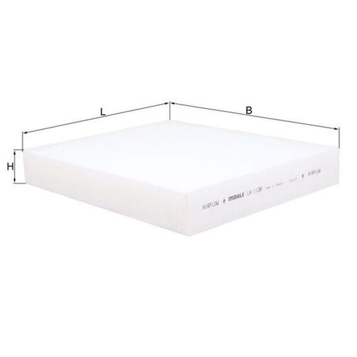 Mahle Cabin Air Filter (Pollen Filter) LA 1138
